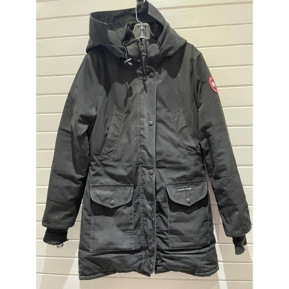 Authentic Canada Goose TRILLIUM 6550L Parka jacket Women's SIZE M Black